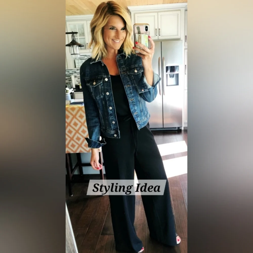 90 Degree by Reflex- FLARED Leg - Boot Cut JUMPSUIT - Picture 3 of 12
